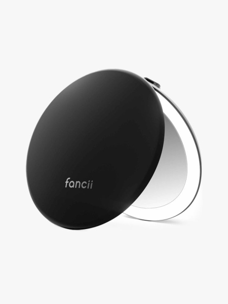 Fancii Taylor LED Compact Mirror in branded component on a light gray background